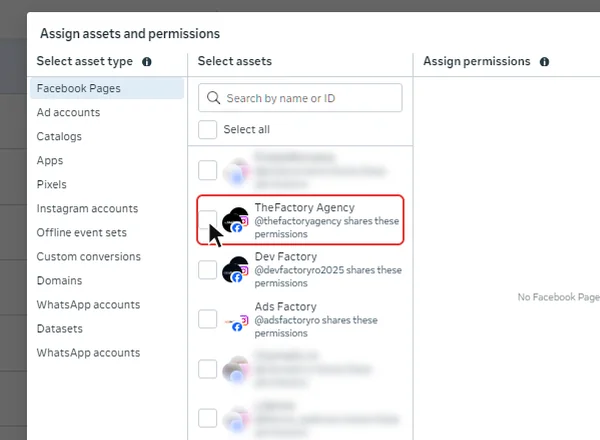 Bifarea paginii de Facebook a firmei la Facebook Pages