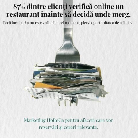 Înainte să îți treacă pragul, clienții îți caută restaurantul online. 
Dacă nu t
