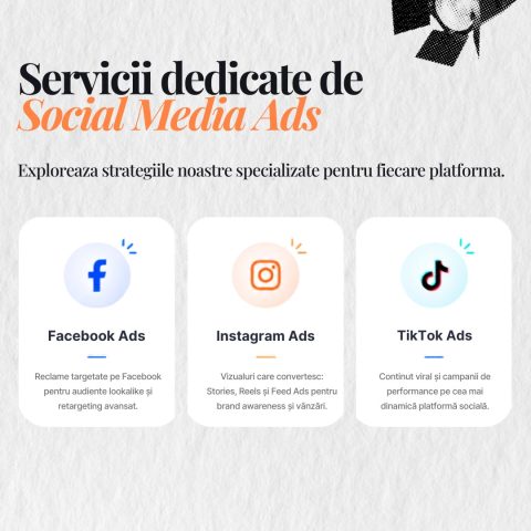 La Ads Factory, alegem platformele și tipurile de campanii în funcție de ce are 